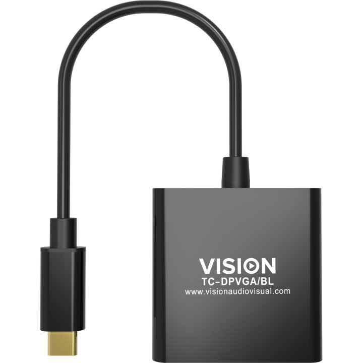 Vision Adaptador USB C para VGA: liga-se a USB C e tem um conector…