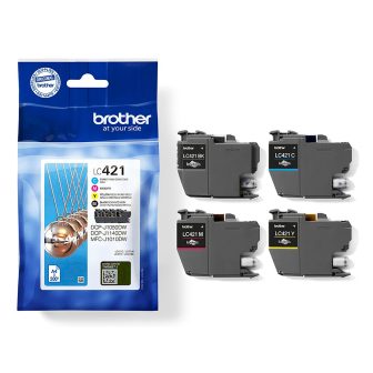 Brother LC-421VAL PagePack 4 peça(s) Original Rendimento padrão…