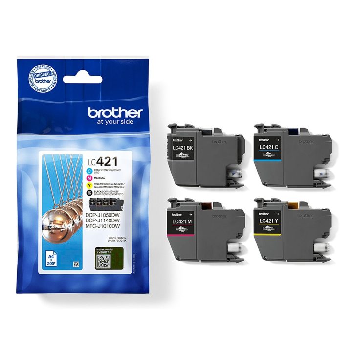 Brother LC-421VAL PagePack 4 peça(s) Original Rendimento padrão…