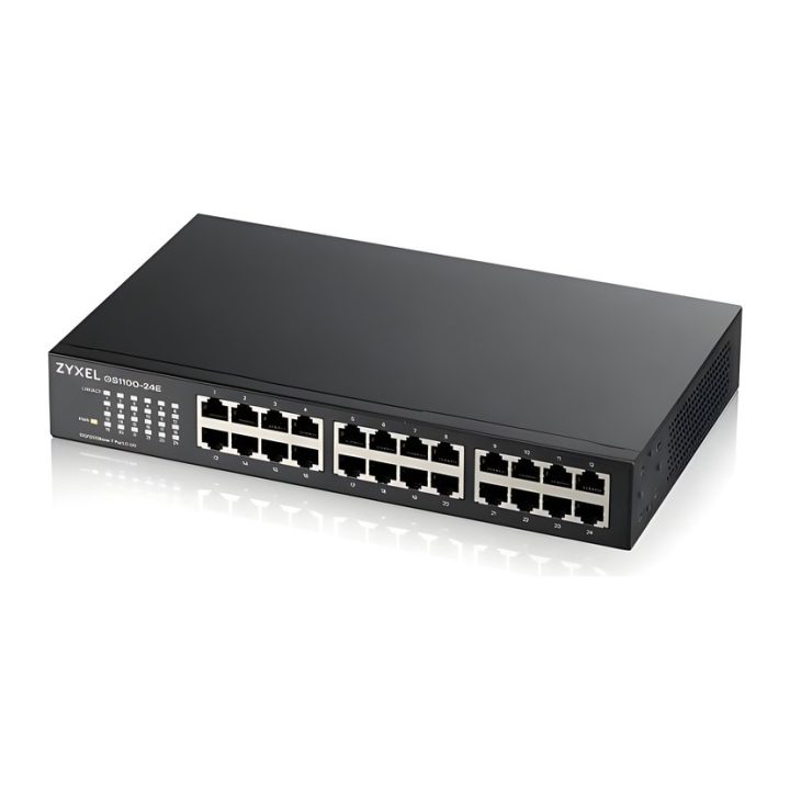 Zyxel GS1100-24E No administrado Gigabit Ethernet (10/100/1000) Negro