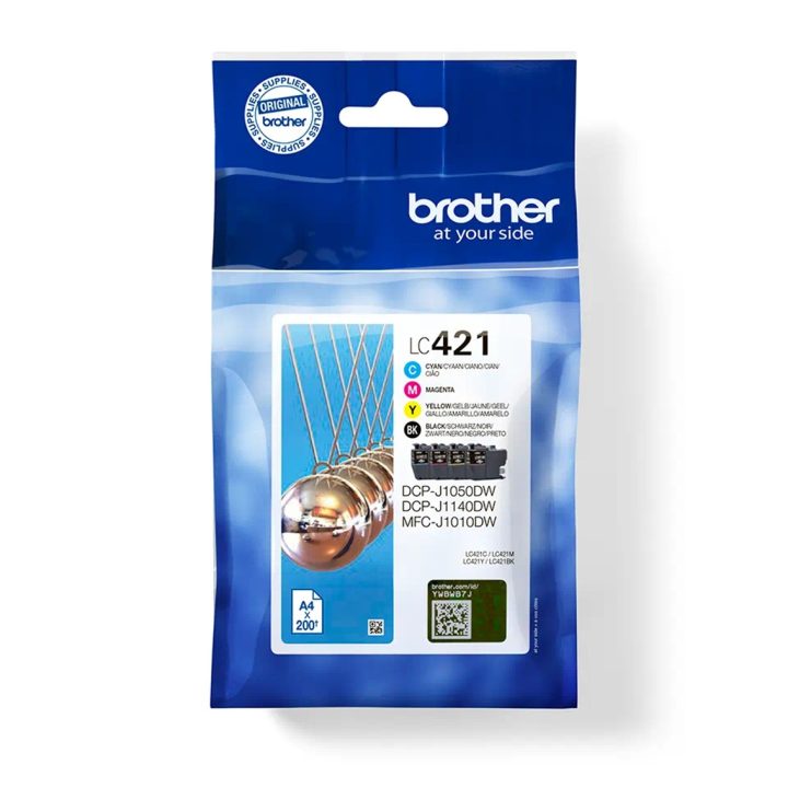 Brother LC-421VAL PagePack 4 peça(s) Original Rendimento padrão…