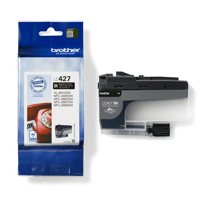 Brother LC-427BK cartucho de tinta 1 pieza(s) Original Rendimiento…
