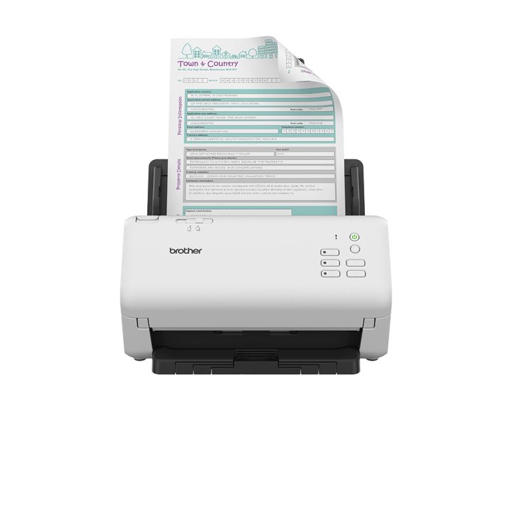 Brother ADS-4300N Scanner Automatic Document Feeder (ADF) Scanner 600…