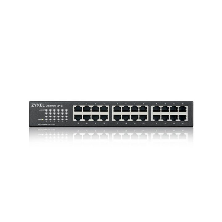 Zyxel GS1100-24E Não Gerido Gigabit Ethernet (10/100/1000) Preto