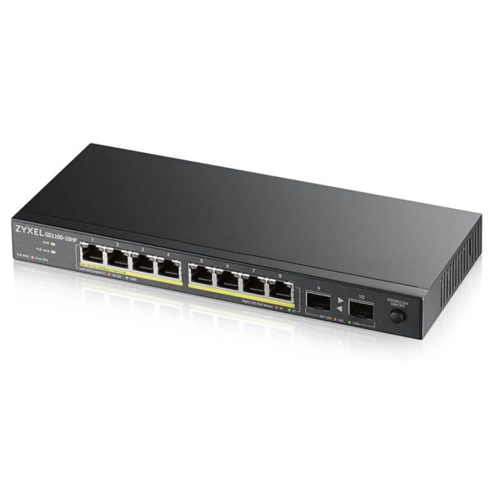 Zyxel GS1100-10HP v2 Unmanaged Gigabit Ethernet (10/100/1000) Power…