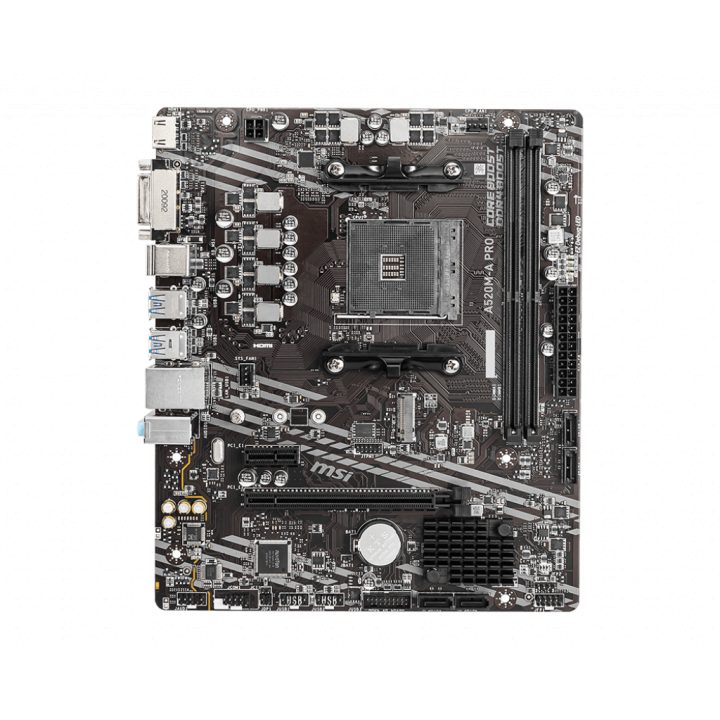 MSI A520M-A PRO AMD A520 Motherboard AM4 Socket Micro ATX