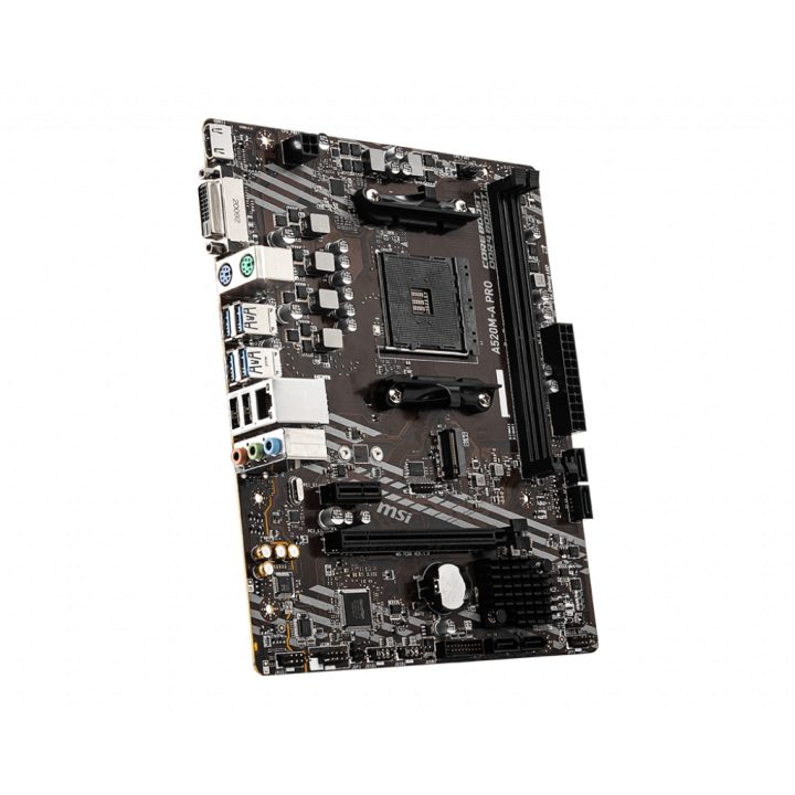 MSI A520M-A PRO AMD A520 Motherboard AM4 Socket Micro ATX