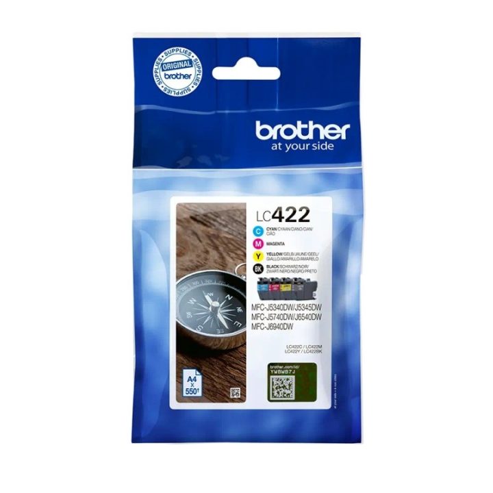Brother LC422VAL Ink Cartridge 4 piece(s) Original Black, Cyan…