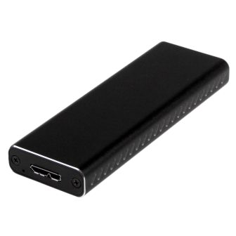 StarTech.com USB 3.0 (5Gbps) to M.2 SSD Aluminum Enclosure with UASP…