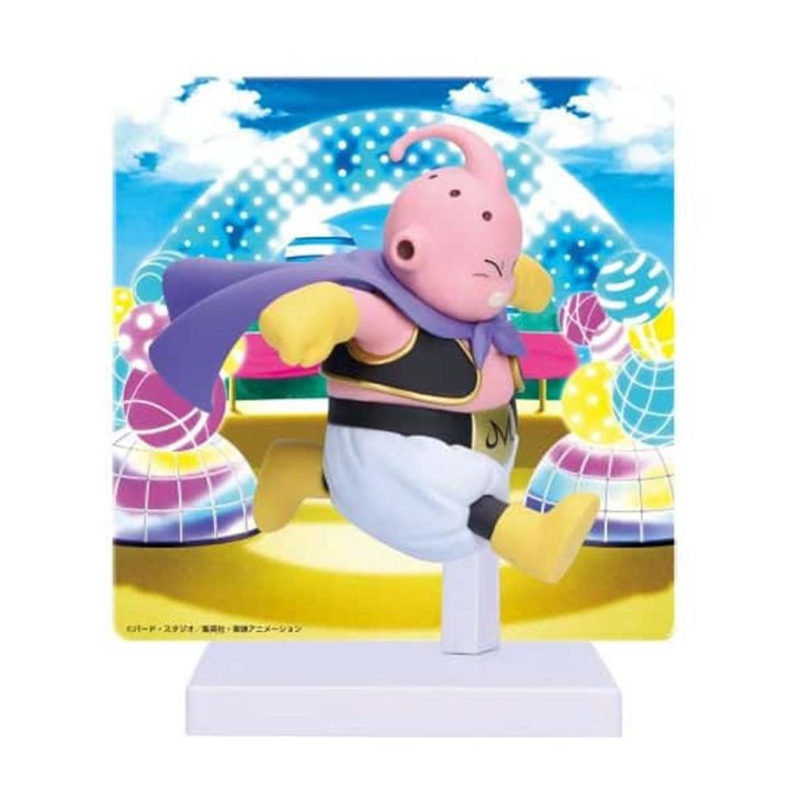 Figura Banpresto dragon ball daima majin buu con panel 8cm (BP28582P)