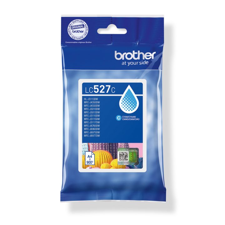 Brother LC527C cartucho de tinta 1 peça(s) Original Ciano