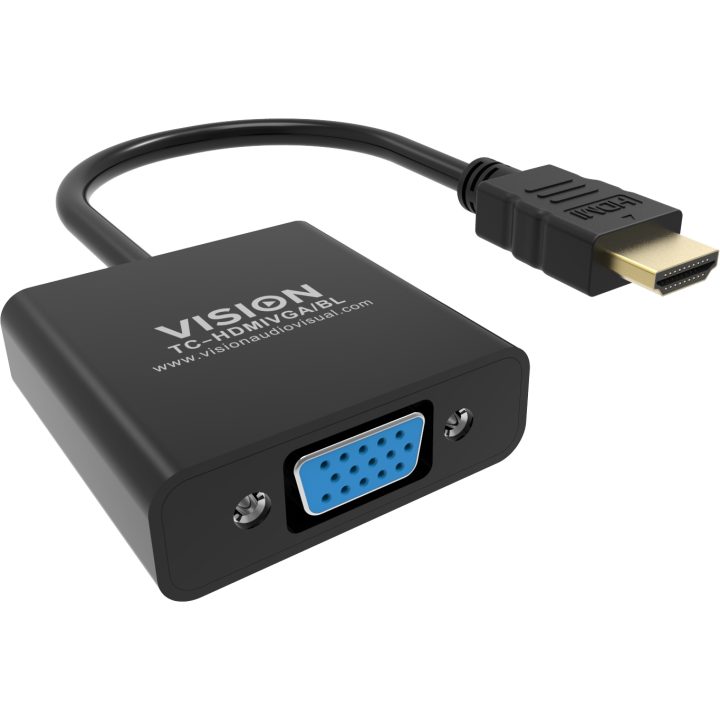 Vision HDMI to VGA Adapter - Max Resolution 1920 x 1080 - Does Not…