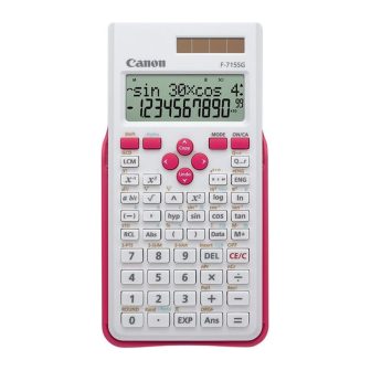 Canon F-715SG calculadora Bolsillo Calculadora científica Rosa, Blanco