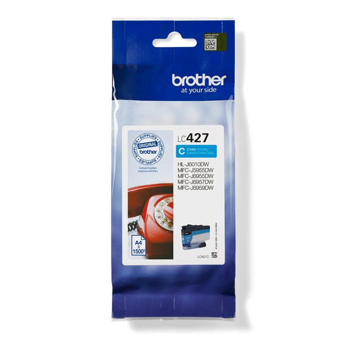 Brother LC427C Ink Cartridge 1 piece(s) Original Standard Yield Cyan