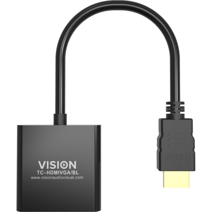 Vision Adaptador HDMI para VGA - resolução máxima 1920 x 1080 - não…