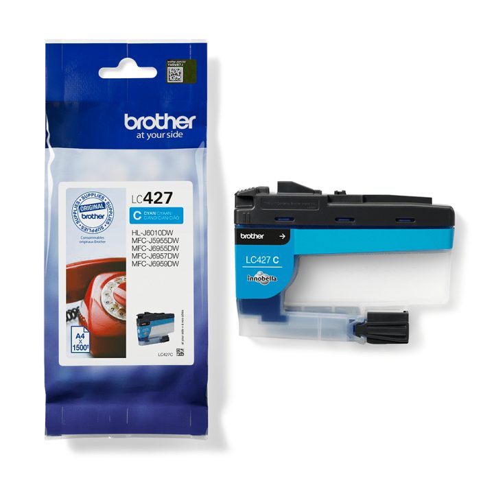 Brother LC427C cartucho de tinta 1 unidade(s) Original Rendimento…