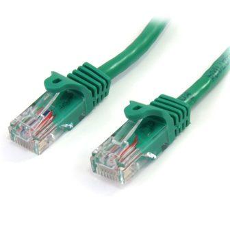 StarTech.com Cable de 3m Verde de Red Fast Ethernet Cat5e RJ45 sin…