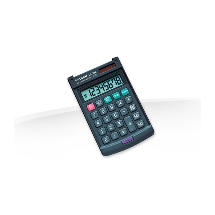 Canon LS-39E Pocket Calculator Basic Calculator Gray