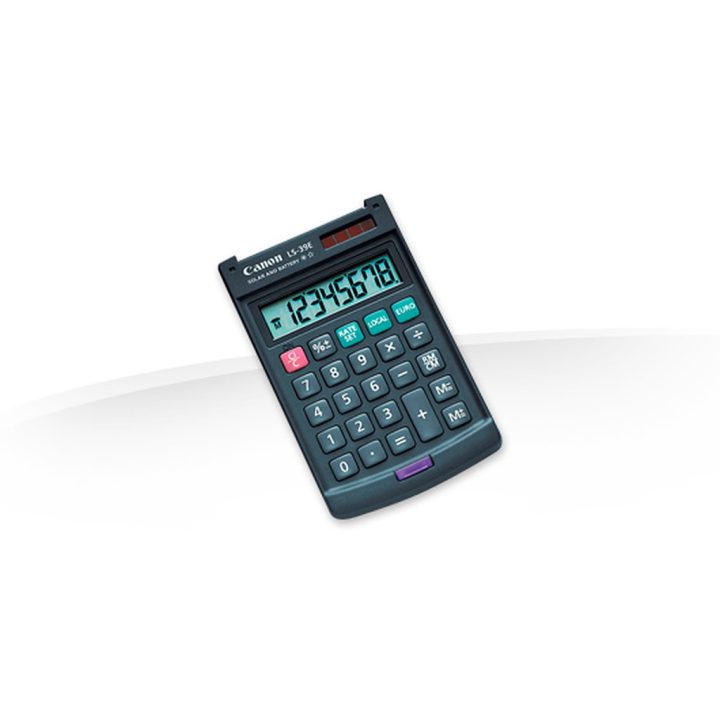 Canon LS-39E Pocket Calculator Basic Calculator Gray