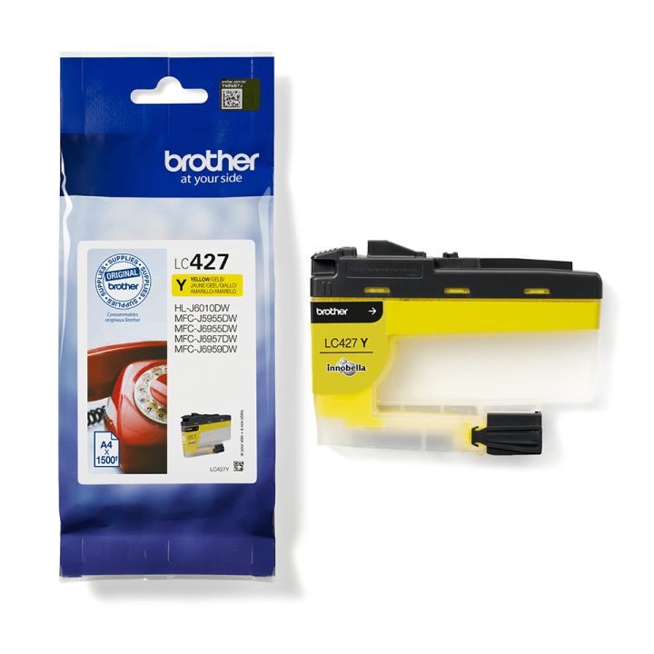 Brother LC-427Y cartucho de tinta 1 unidade(s) Original Amarelo
