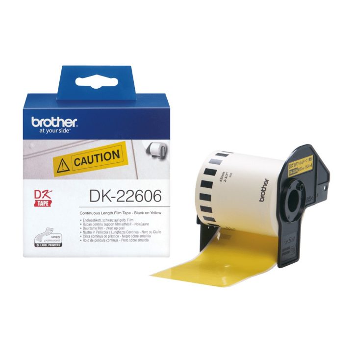 Brother DK-22606 cinta para impresora de etiquetas Negro sobre…