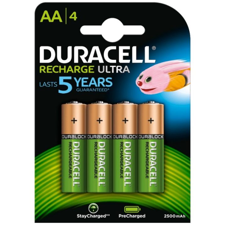 Duracell HR6 AA 4-pack Rechargeable Battery Nickel-metal hydride…