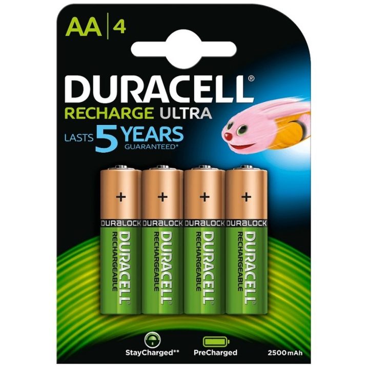 Duracell HR6 AA 4-pack Rechargeable Battery Nickel-metal hydride…