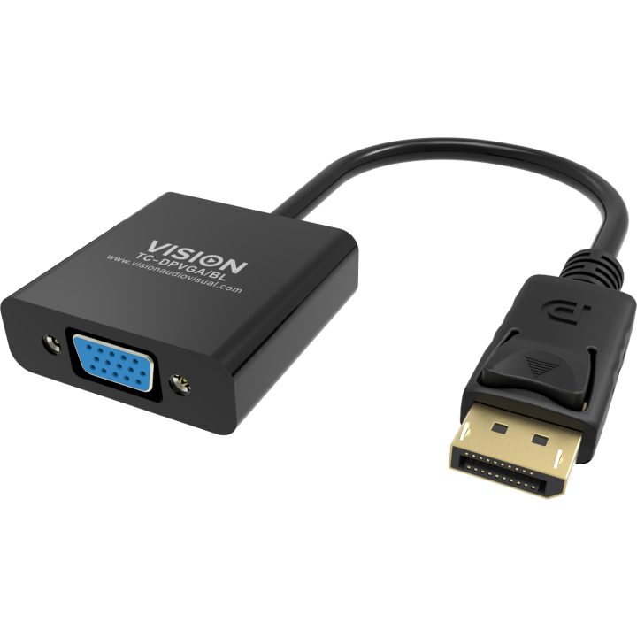 Vision DisplayPort to VGA Adapter - Maximum Resolution 1920 x 1080 -…