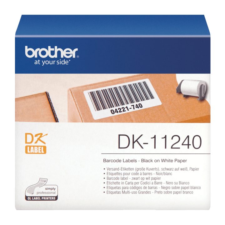 Brother DK-11240 White Printer Label