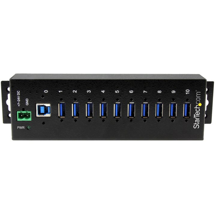 StarTech.com Hub Industrial de 10 Portas USB 3.0 - 5Gbps -…