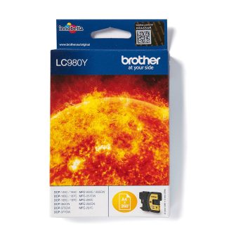 Brother LC980Y ink cartridge 1 piece(s) Original Yellow