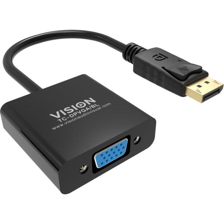 Vision DisplayPort to VGA Adapter - Maximum Resolution 1920 x 1080 -…