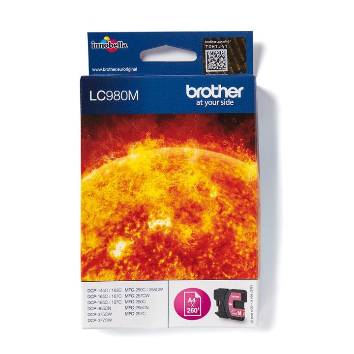 Brother LC980M cartucho de tinta 1 pieza(s) Original Magenta