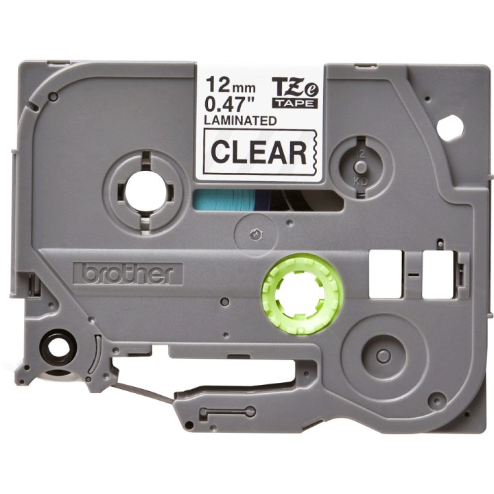 Brother TZE-131 Label Printer Tape Black on Transparent