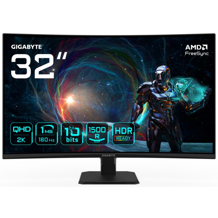Gigabyte GS32QCA 32" QHD VA curvo