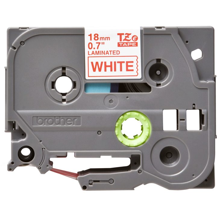 Brother TZE-242 cinta para impresora de etiquetas Rojo sobre blanco