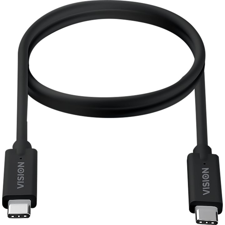Vision Cable USB C de 1 m - USB 3.2 gen 1 10 Gbps - soporta corriente…
