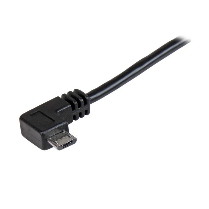 StarTech.com 1m Micro USB Cable with Right-Angled Connector -…