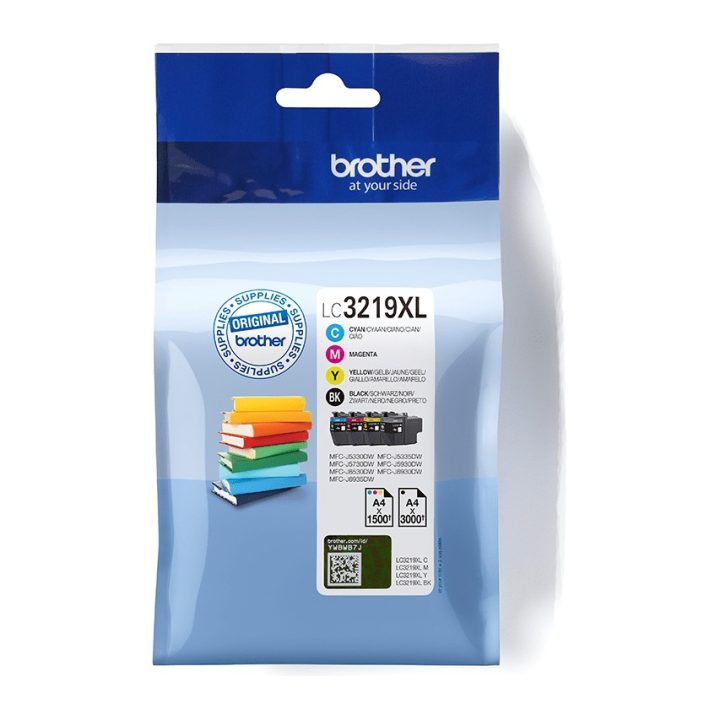 Brother LC3219XLVAL Ink Cartridge 4 piece(s) Original Black, Cyan…