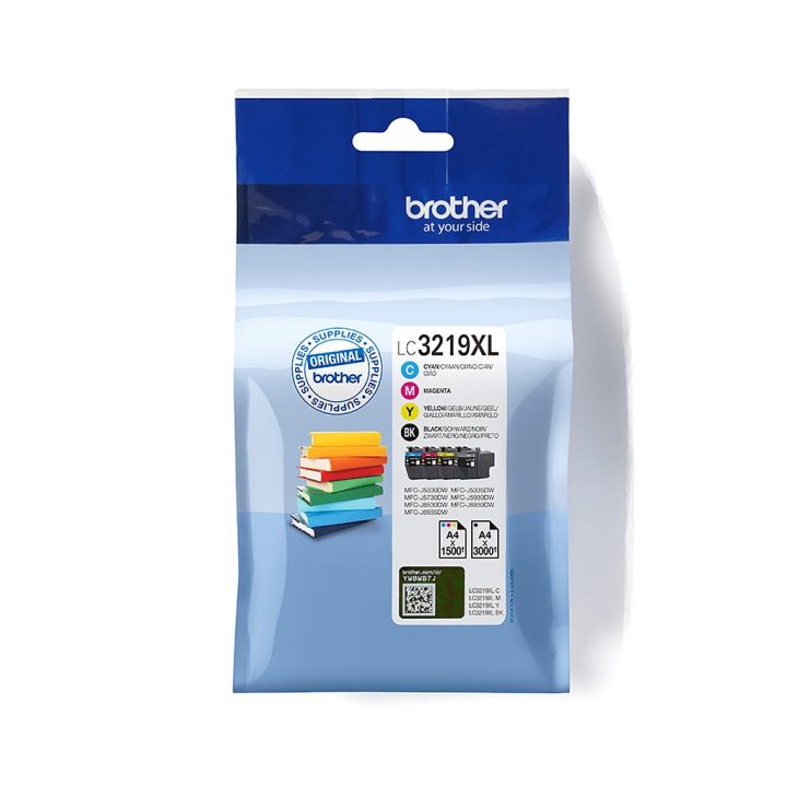 Brother LC3219XLVAL cartucho de tinta 4 peça(s) Original Preto…