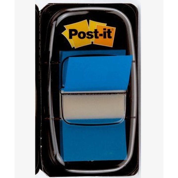 50 Blue Index Markers Dispenser Blister 25.4x43.2mm 680-2 Post-it…