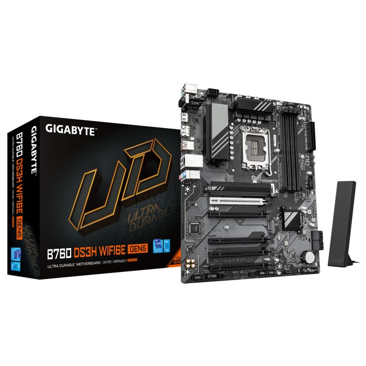 GIGABYTE B760 DS3H WIFI6E GEN5 Motherboard