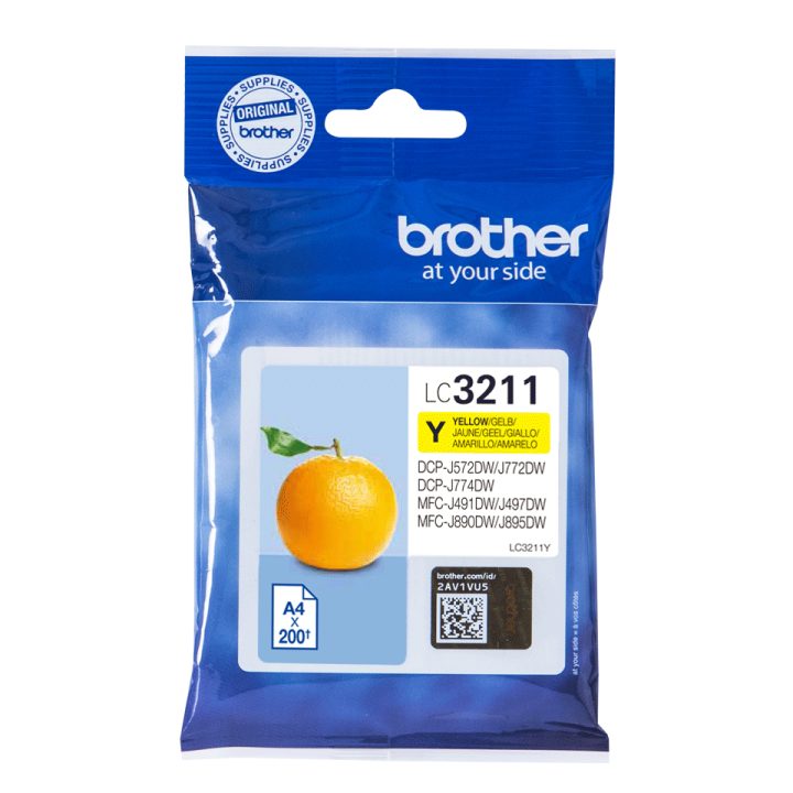 Brother LC3211Y ink cartridge 1 piece(s) Original Standard yield…