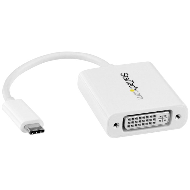 StarTech.com USB-C to DVI Graphics Adapter - White