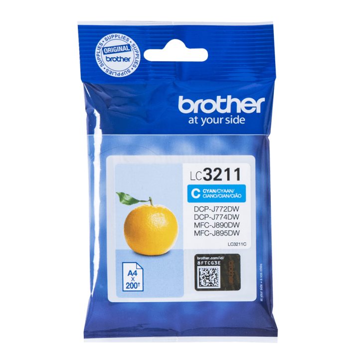 Brother LC3211C ink cartridge 1 piece(s) Original Standard Yield Cyan