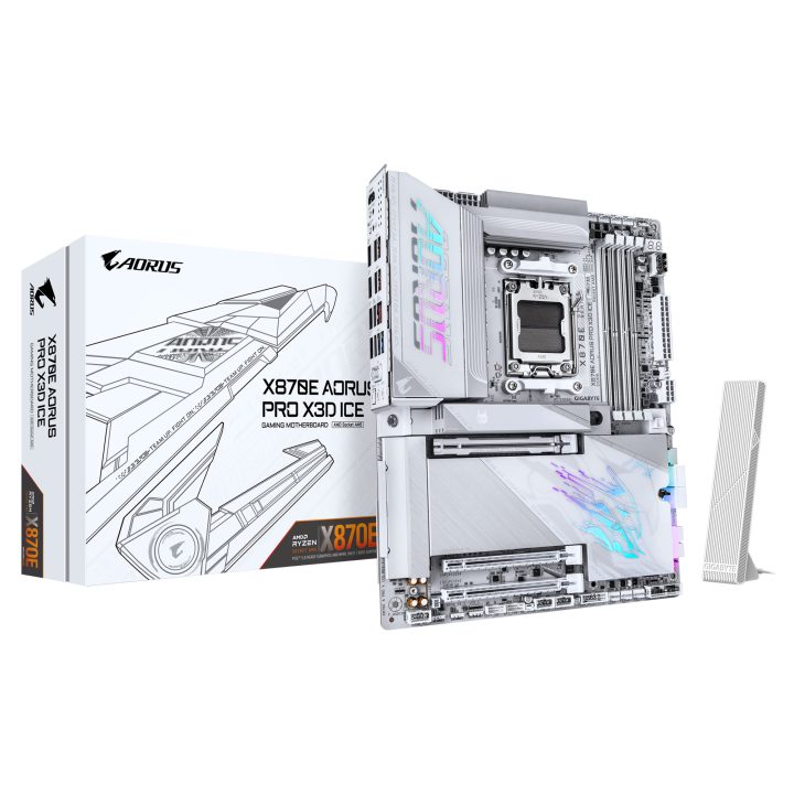 Motherboard GIGABYTE X870E AORUS PRO X3D ICE