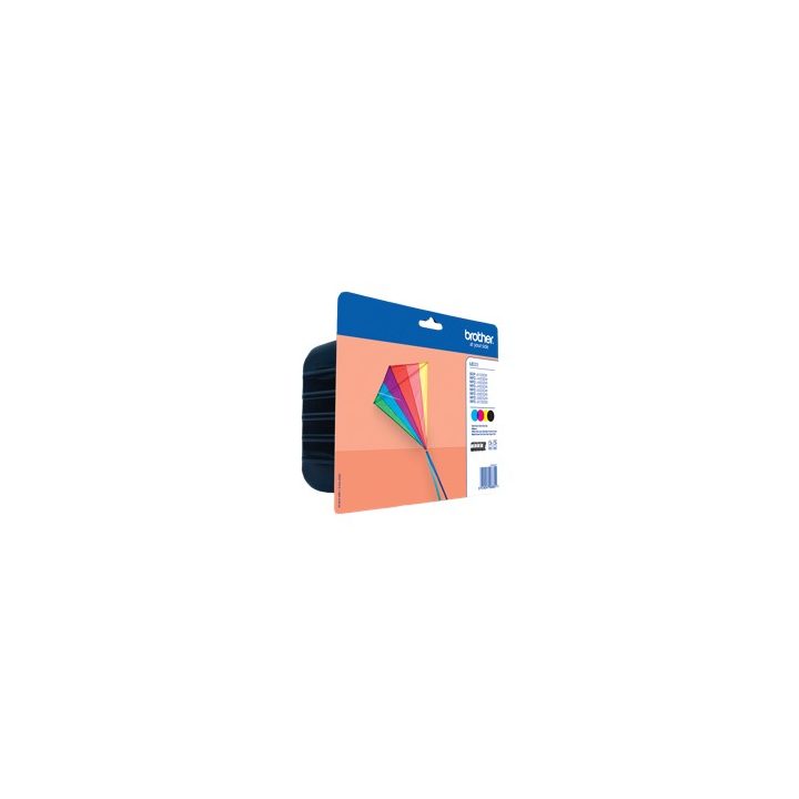 Brother LC-223VALBP cartucho de tinta 4 pieza(s) Original Negro…