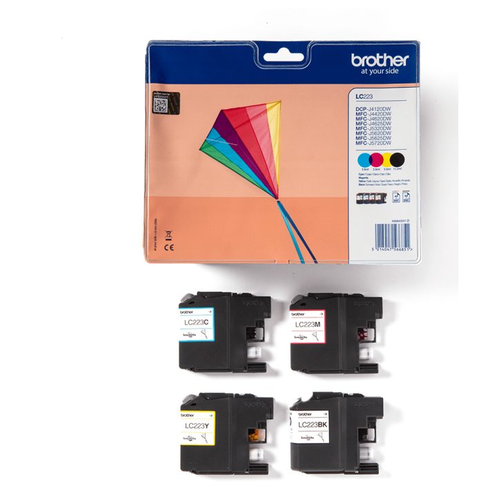 Brother LC-223VALBP cartucho de tinta 4 peça(s) Original Preto…