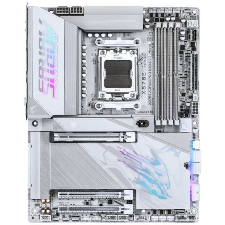 GIGABYTE X870E AORUS PRO X3D ICE Motherboard