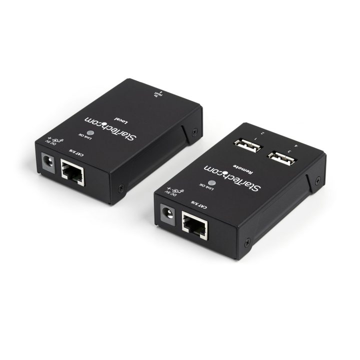 StarTech.com Extensor Alargador USB 2.0 de 4 Portas por Cabo Cat5 ou…